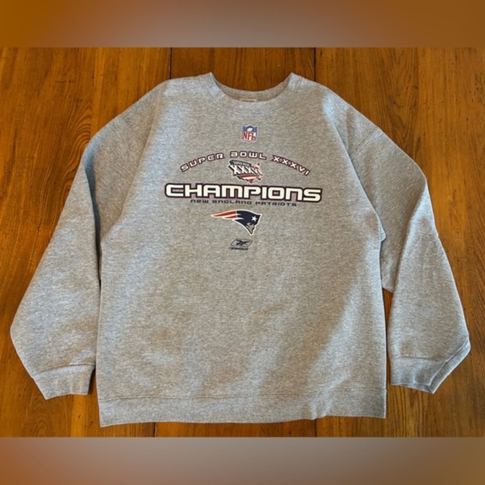 Vintage New England Patriots NFL Super Bowl Champions 2003 Crewneck XL